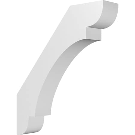 Ekena Millwork 5 1/2-in. W x 26-in. D x 30-in. H Olympic Architectural Grade PVC Knee Brace BRCP055X26X30OLY